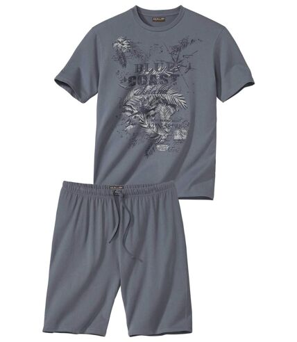 Men's Blue Coast Short Pyjama Set
