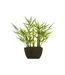 Plante Artificielle en Pot Bambou 35cm Noir-3