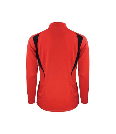 Haut Entraînement Trial Femme Rouge Noir Blanc Spiro