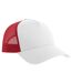 Casquette Trucker Rapper Blanc Rouge Atlantis-2