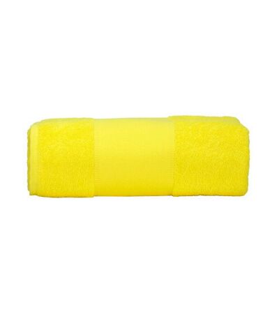 A&R Towels Print-Me Bath Towel (Bright Yellow) (One Size) - UTRW6037