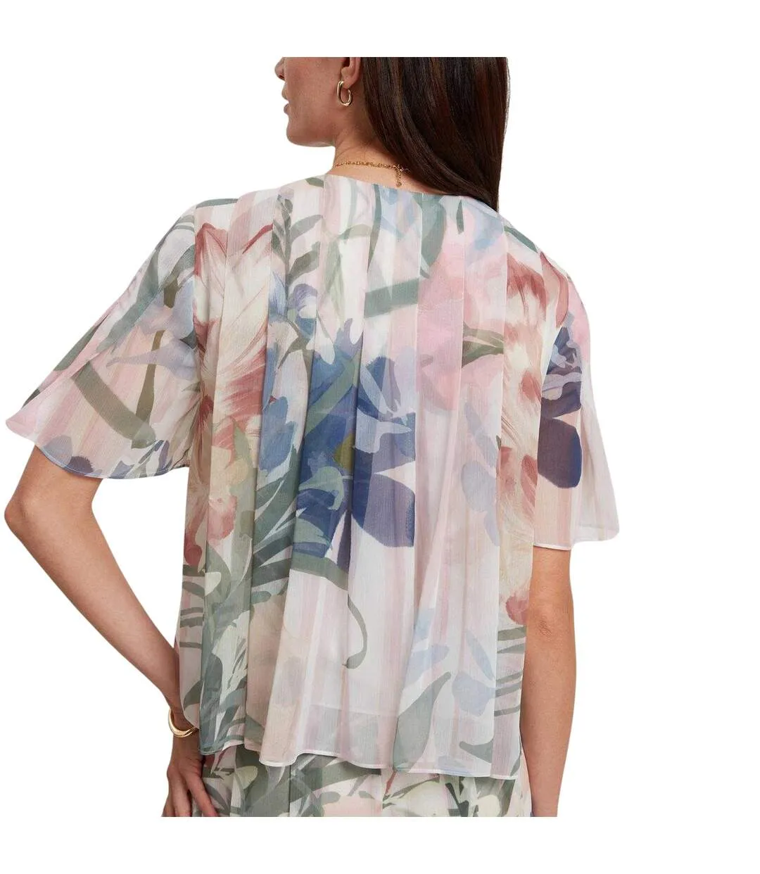 Blouse Manches Style Ange Femme Rose Ted Baker-3