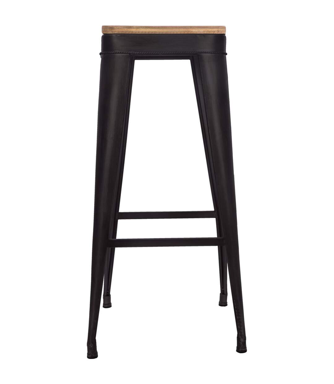 Tabouret de bar en métal Joris - H. 80 cm-2