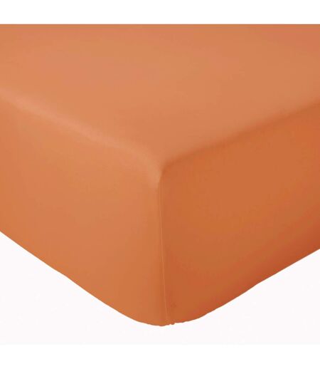 Drap housse en percale de coton uni PASSION PERCALE Bonnet de 40 cm