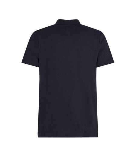 Polo Terry Homme Rose Foncé Violet Tommy Hilfiger