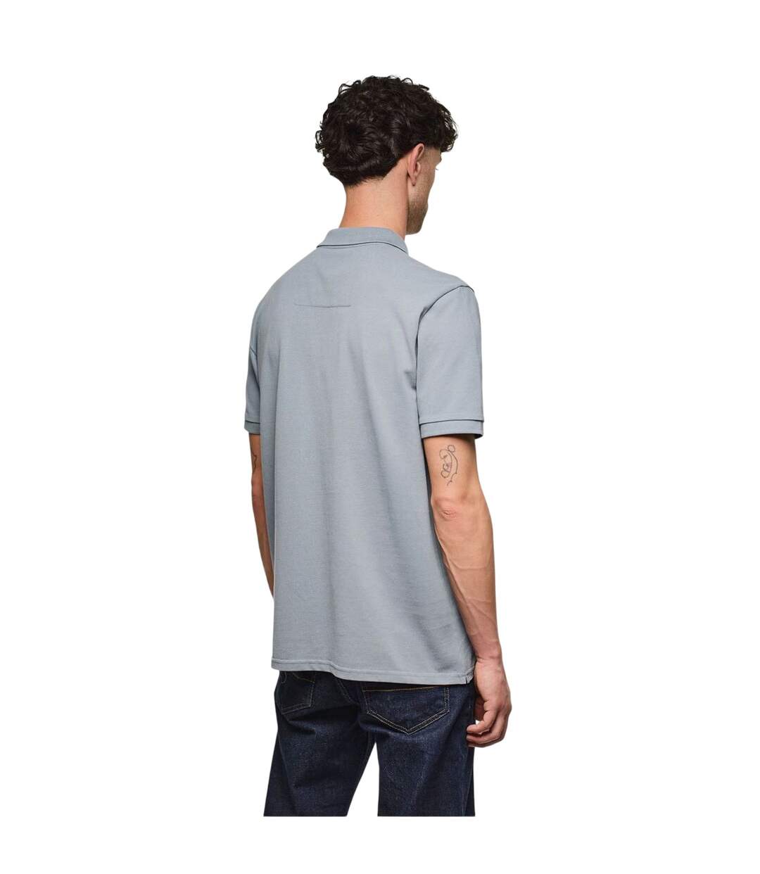 Mens Caneiros Polo Shirt Grey Weekend Offender-3