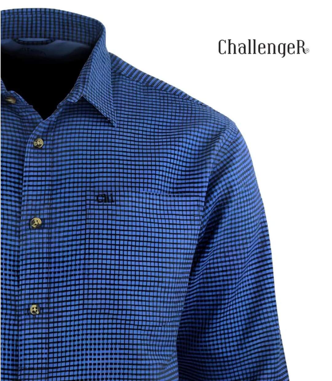CHALLENGER TIBAULT1 - Chemise à carreaux manches longues en Coton gratté pour une chaleur naturelle-4
