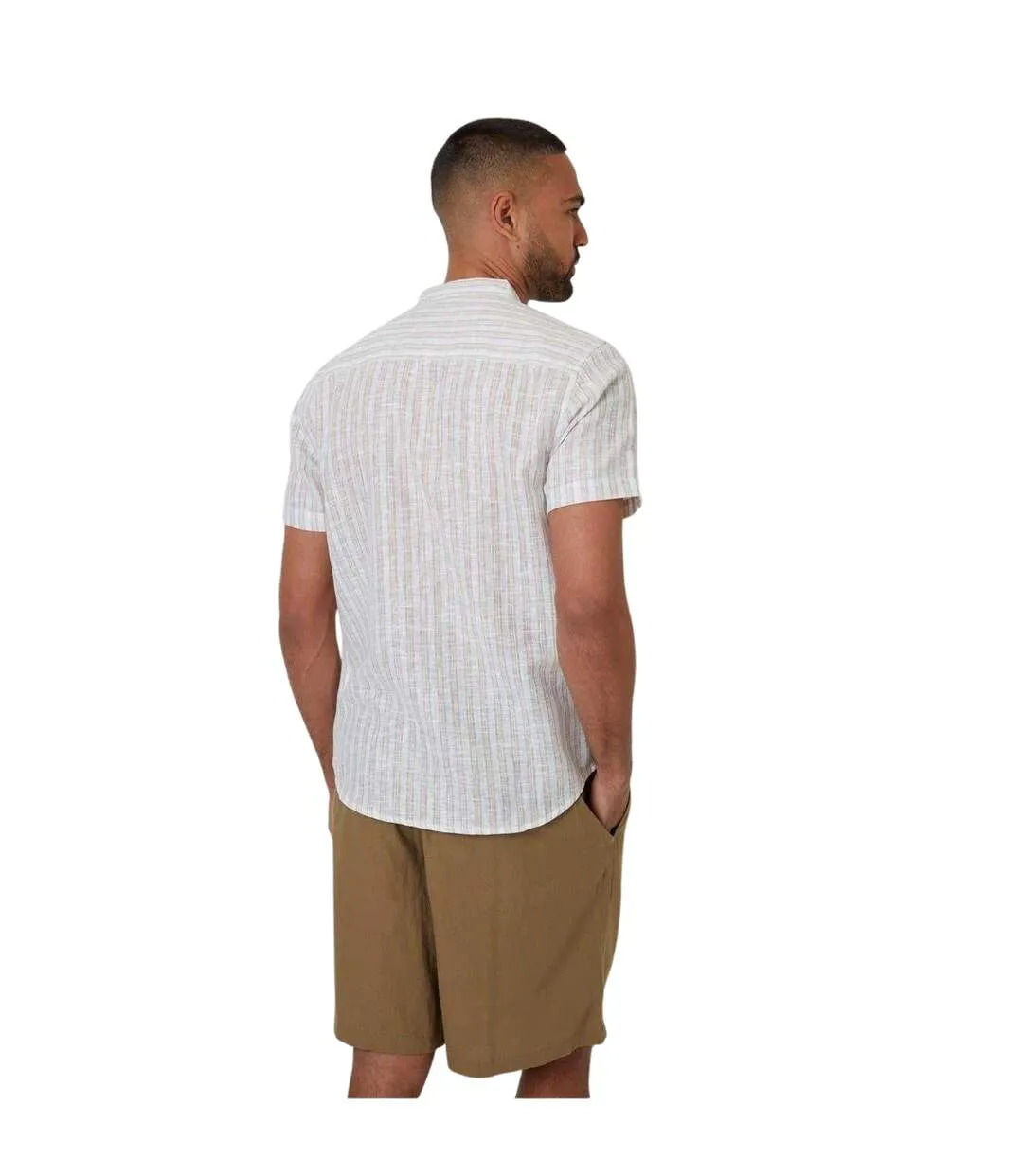 Chemise Papa Homme Blanc Cassé Threadbare-3