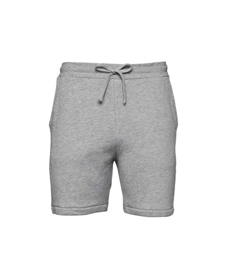 Mens Sponge Fleece Sweat Shorts Athletic Heather Bella + Canvas