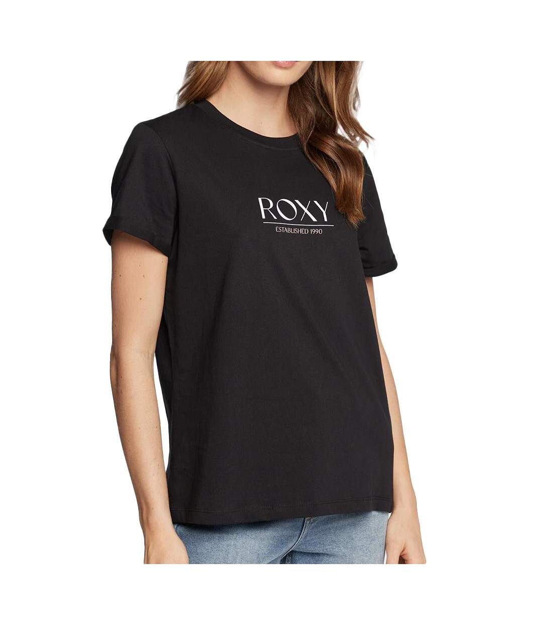 T-shirt Noir Femme Roxy Noon Ocean - S