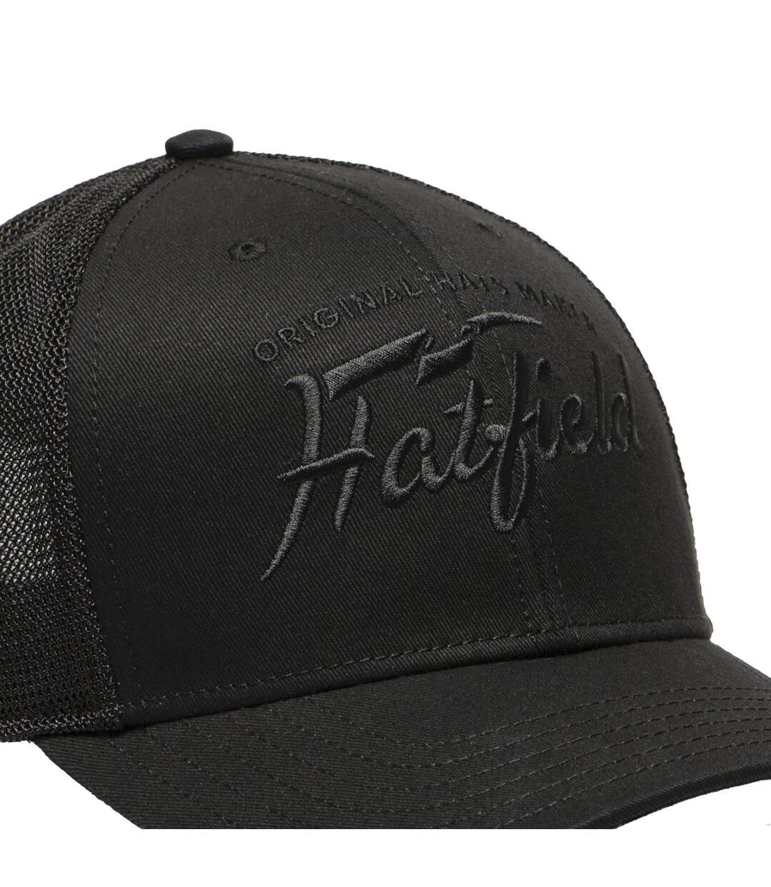 Casquette trucker avec filet semi curved avec broderie Back in B Hatfield-4