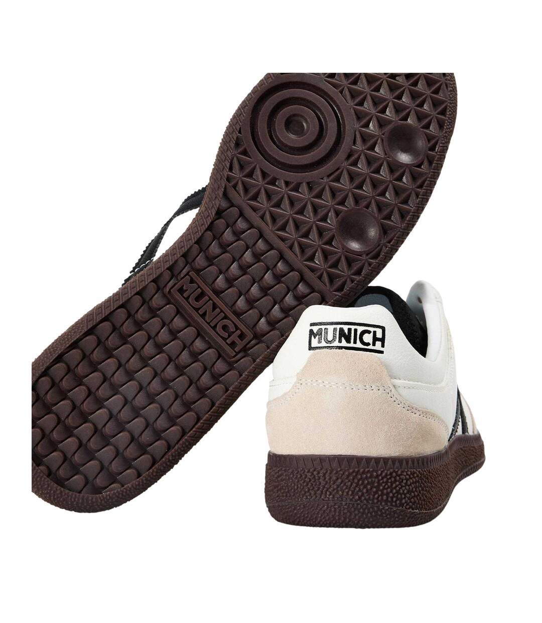 Chaussures Rumba Homme Blanc Noir Munich-4