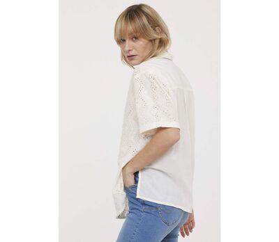 Chemise manches 3/4 coton loose DAMA