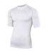 Base layer sport à manches courtes homme blanc Rhino-1