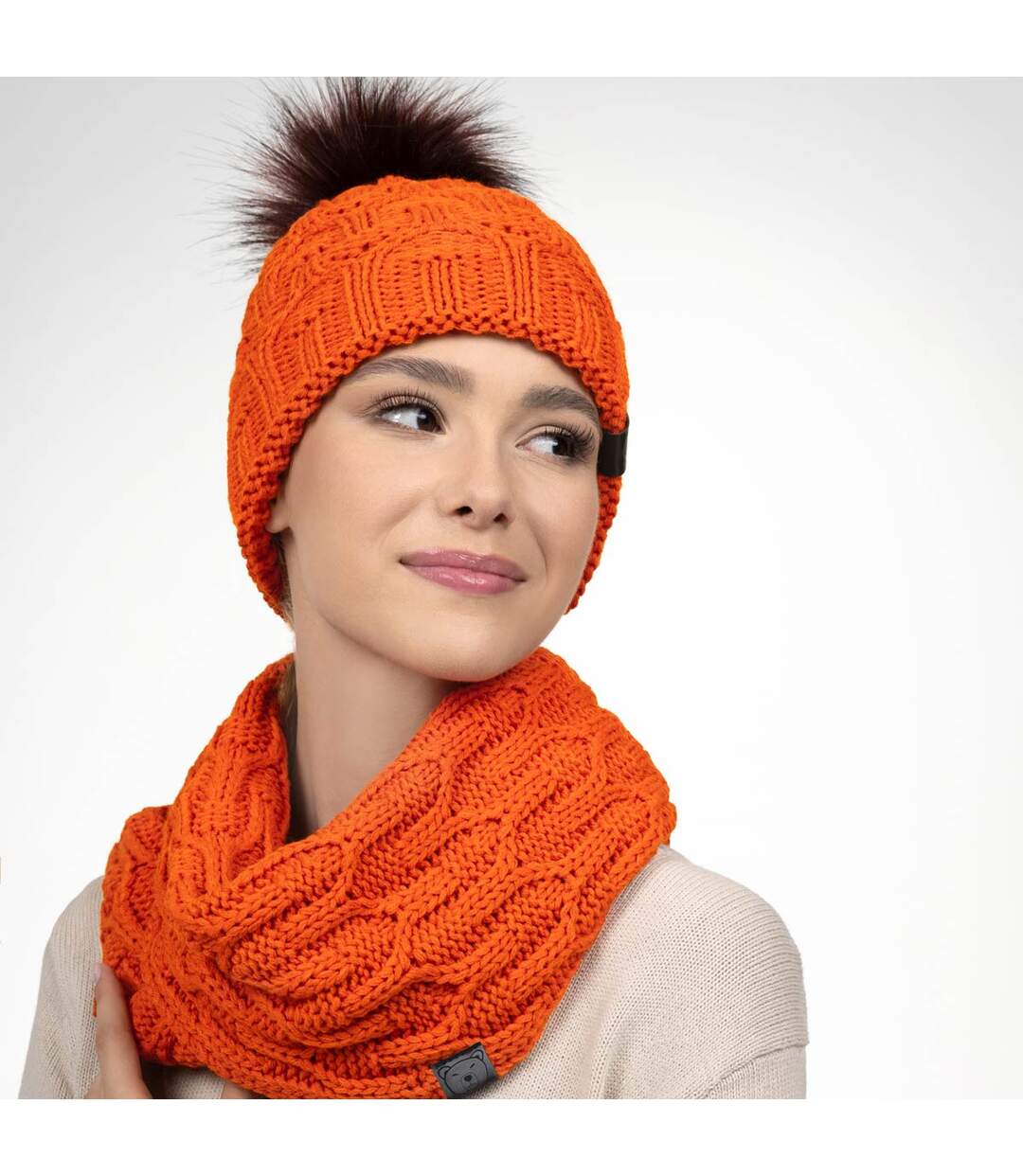 Ensemble Snood Bonnet Maribel  - Fabriqué en UE