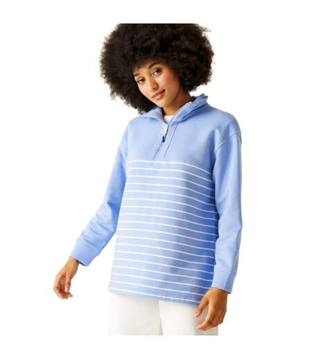 Sweat bayletta femme bleu hortensia / blanc Regatta