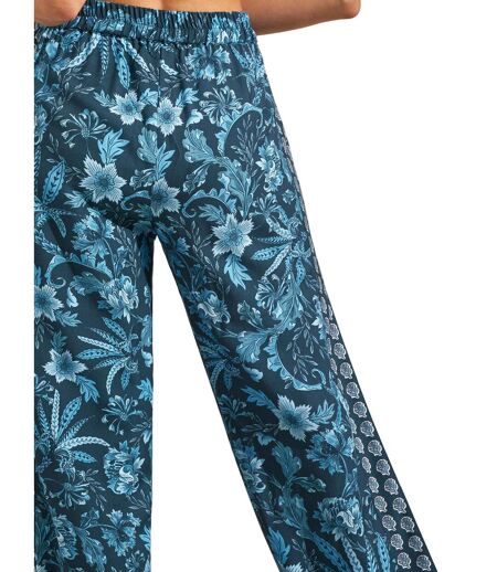 Pantalon de plage palazzo fendu ACANTHUS Selmark Mare
