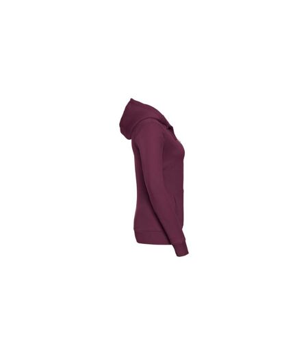 Russell Ladies Premium Authentic Zipped Hoodie (3-Layer Fabric) (Burgundy) - UTBC2731