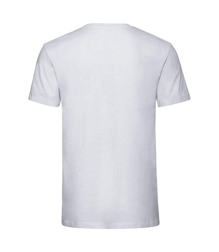 Russell Mens Pure Organic Short-Sleeved T-Shirt (White)