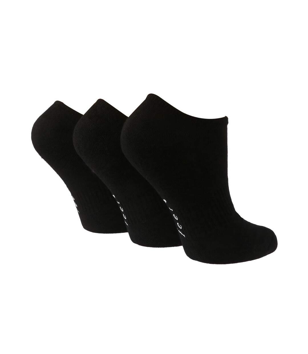3 Pack Ladies Bamboo Low Cut Trainer Ankle Socks-1