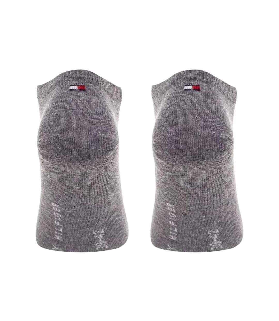 Socquettes Motif/style Uni Homme Gris Tommy Hilfiger-2
