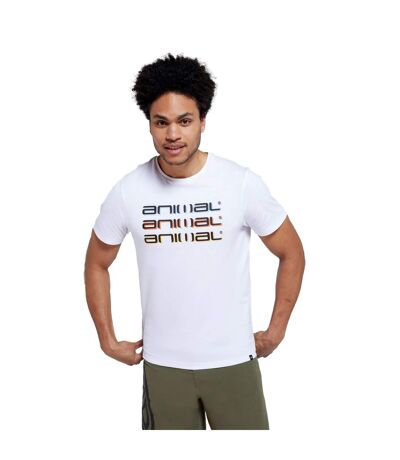 Animal - T-shirt CLASSICO - Homme (Blanc) - UTMW890