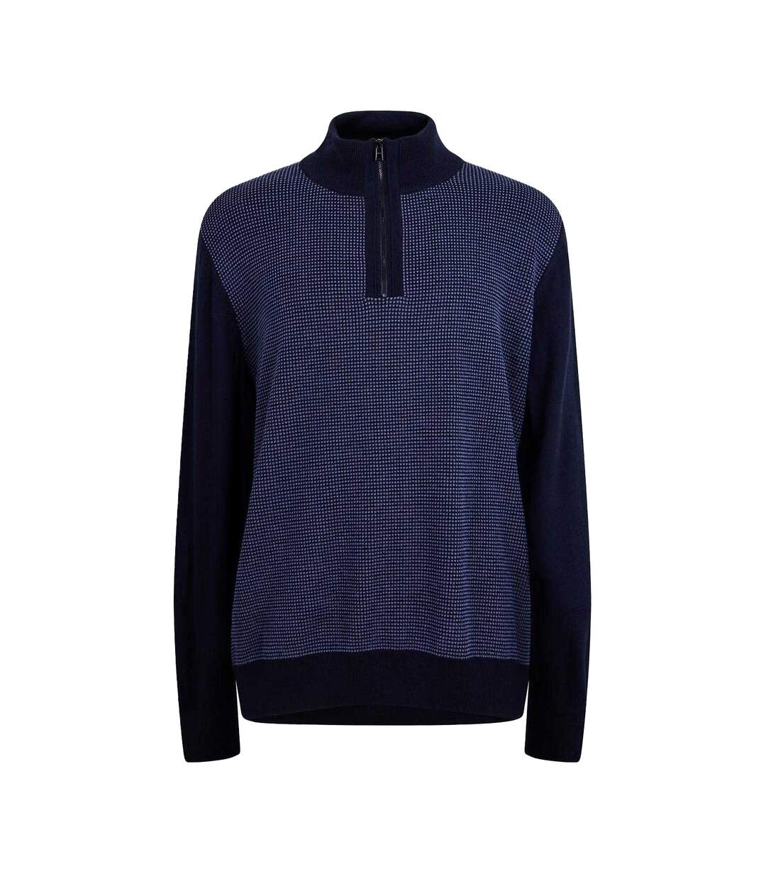 Mens H Dambino Knitted Casual Jumper Dark Blue Boss-1