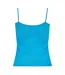 Womens/ladies Ribbed V Neck Vest Top Blue Puma-2