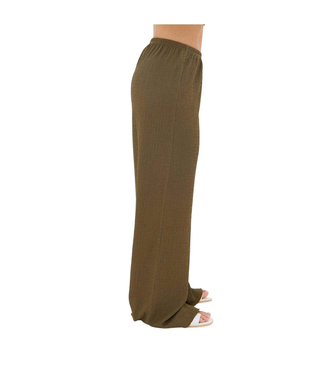 Pantalon Palazzo Femme Vert Kaki I Saw It First-4