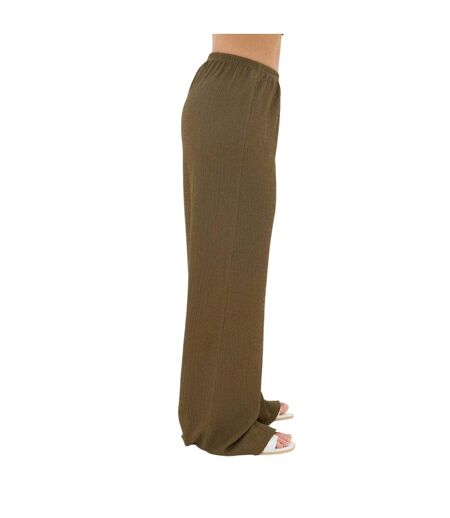 Pantalon Palazzo Femme Vert Kaki I Saw It First