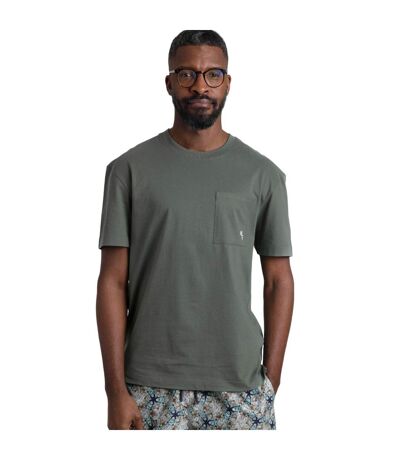 T-shirt Keaton Homme Vert Militaire Weird Fish