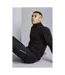 Mens Micro Zip Neck Fleece Top 170 Gsm Noir Regatta-4