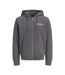 Sweat zippé gris homme jack & jones vesterbro-1
