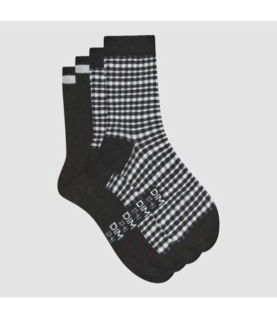 Lot de 2 paires de chaussettes Femme Coton Style