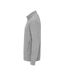 Mens French Terry Full Zip Jacket Grey Melange Cottover-3