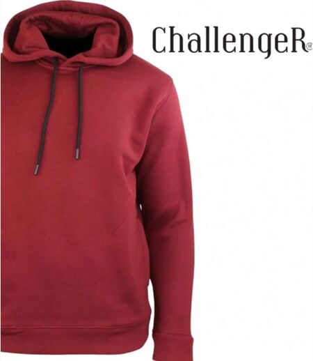 CHALLENGER PRIAM3 — Sweat à capuche bordeaux : l'allié sport et confort