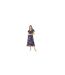 Robe Portefeuille Motif/style Grue Femme Bleu Marine Yumi-1