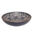 Lot de 6 Assiettes Creuses en Céramique Inès 20cm Bleu-2
