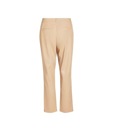 Pantalon Fluide Beige Femme Vila Agmar - 34