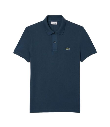 Mens L.12.12 Pique Slim Polo Shirt Petrol Blue Lacoste