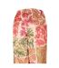 Womens/ladies Patchwork Wide Leg Trousers Multicoloured Biba-4