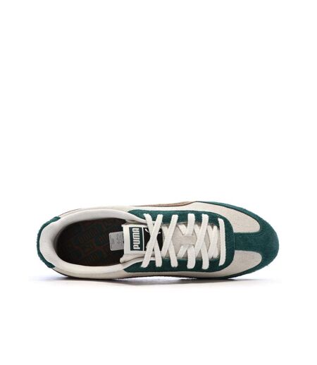 Baskets vert/beige homme puma arizona suede