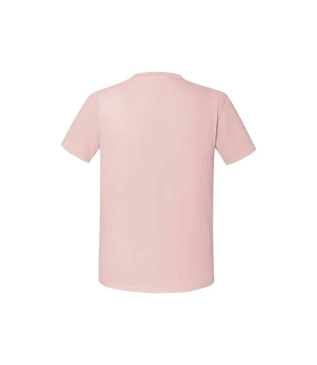 Mens Iconic Premium Ringspun Cotton T-shirt Powder Rose Fruit Of The Loom-3