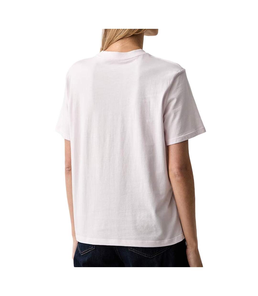 T-Shirt rose pale femme calvin klein jeans classic seasonal-2