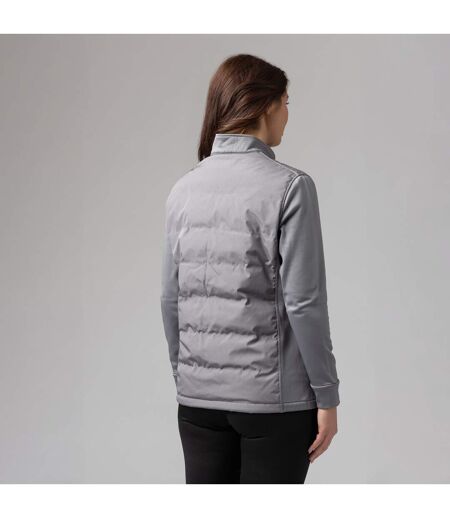 Veste doublée en polaire pour femme avec fermeture éclair complète