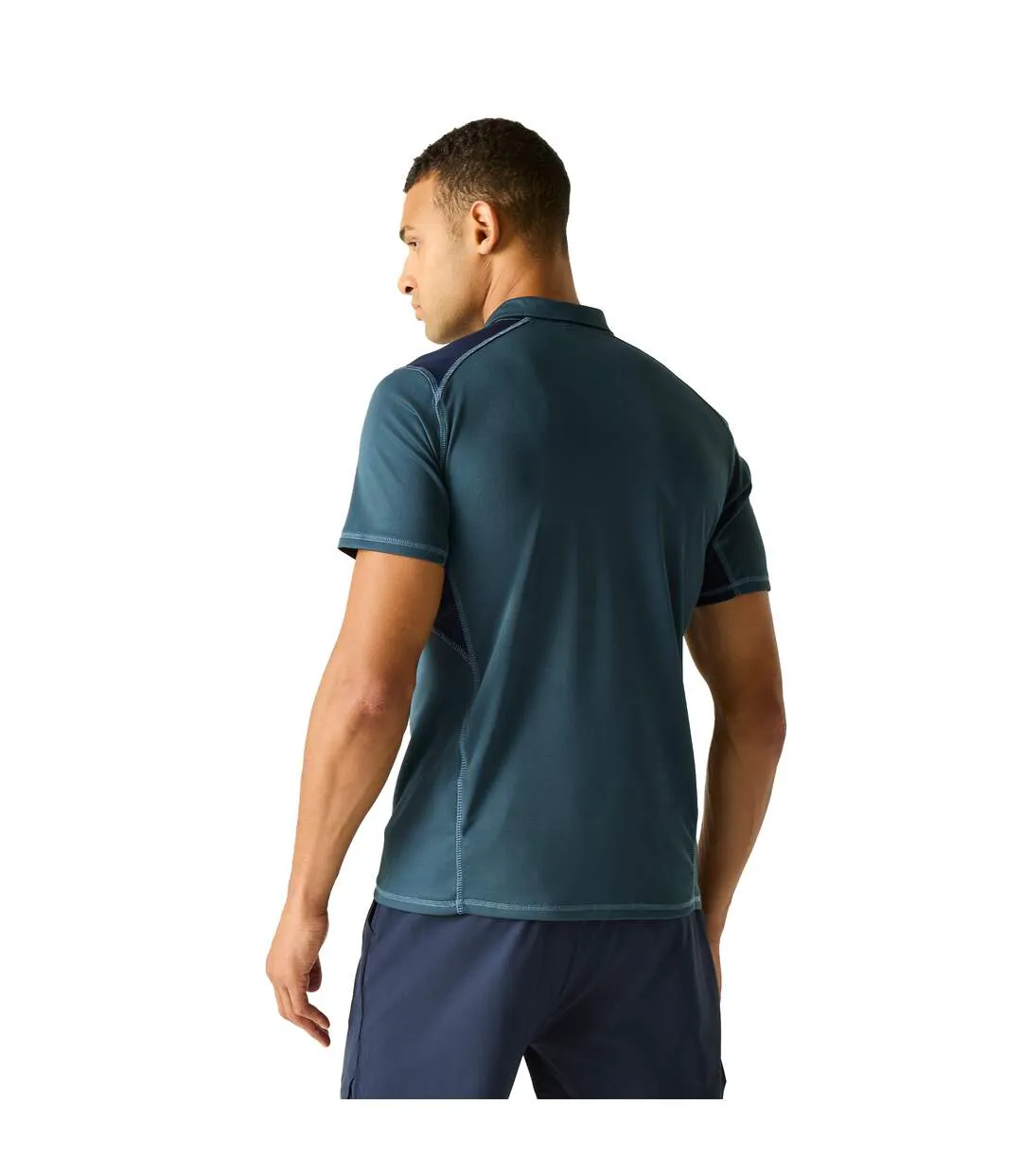 Polo Motif/style Logo Virda Homme Bleu Nuit Regatta-3