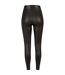 Legging Glamour Femme Noir Chiné Urban Classics-2