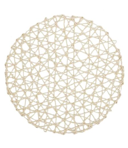 Set de Table Design Ajouré 38cm Beige