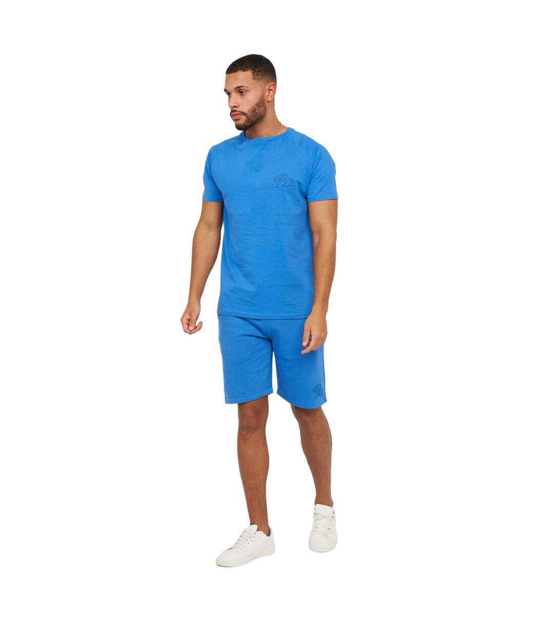 Short de jogging barreca homme bleu Born Rich-3