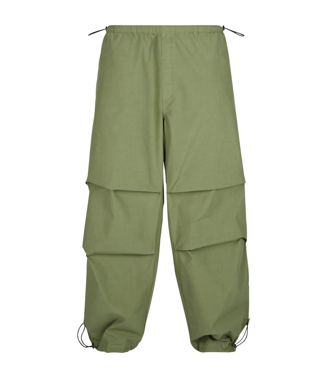 Mens Poplin Parachute Trousers New Olive Urban Classics-1